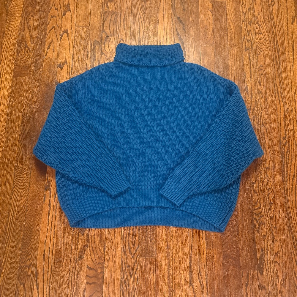 Free People Blue Sweater, Size Small